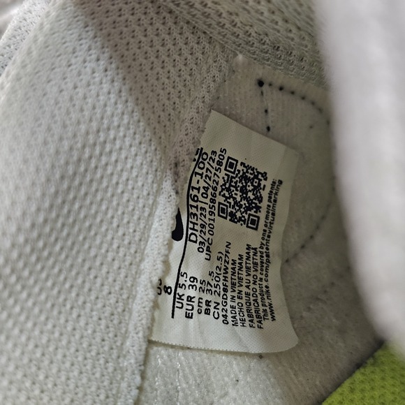 Nike Court Legacy Next Nature Shoes Womens 8 White Black Gold Casual Sneakers - Picture 9 of 10